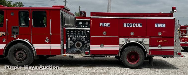image for item NT9204 2002 HME H2057 pumper fire truck