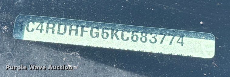 image for item OF9706 2019 Dodge Durango Police SUV