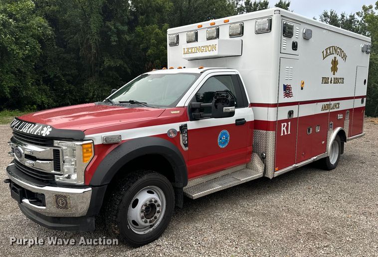 image for item OF9731 2017 Ford  F550 XLT ambulance