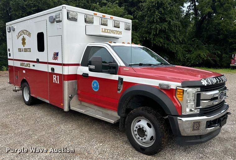 image for item OF9731 2017 Ford  F550 XLT ambulance