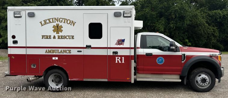 image for item OF9731 2017 Ford  F550 XLT ambulance