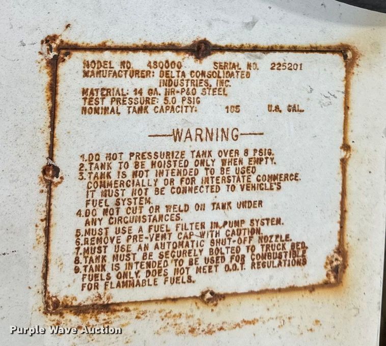 image for item OF9746 Auxiliary fuel tank 