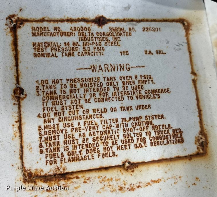 image for item OF9746 Auxiliary fuel tank 