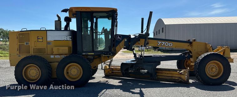 image for item OL9654 2008 John Deere 770D motor grader