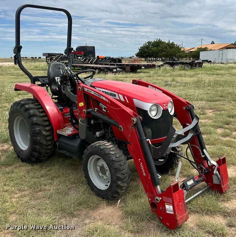 image for item DK6697 2018 Massey Ferguson 1734E MFWD tractor
