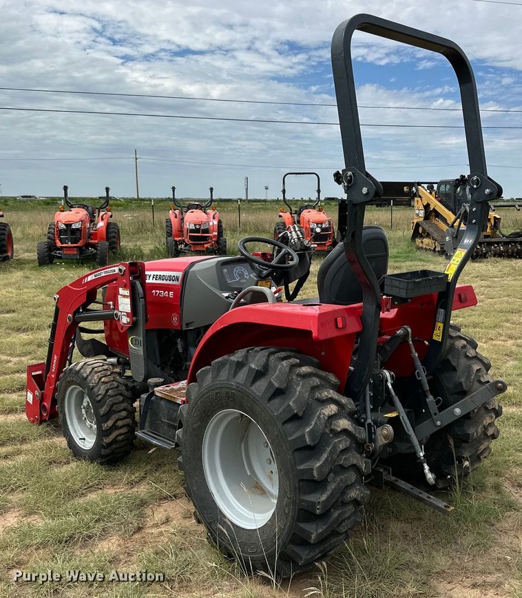 image for item DK6697 2018 Massey Ferguson 1734E MFWD tractor