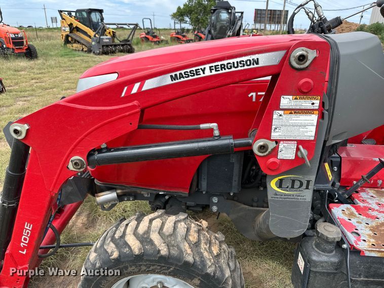 image for item DK6697 2018 Massey Ferguson 1734E MFWD tractor