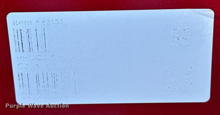 image for item DO6967 Worksaver HHU-2045 bale unroller 