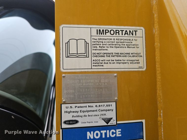 image for item DP0994 2004 Terra Gator 6203 spreader