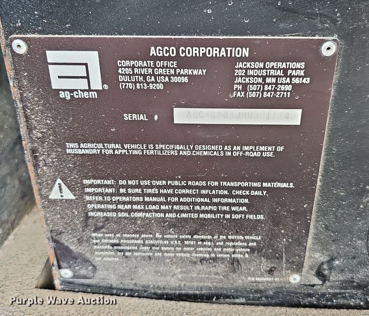 image for item DP0994 2004 Terra Gator 6203 spreader