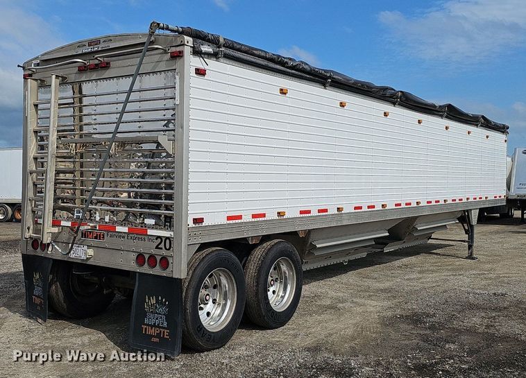 image for item DP1007 2008 Timpte Inc. Super Hopper grain trailer