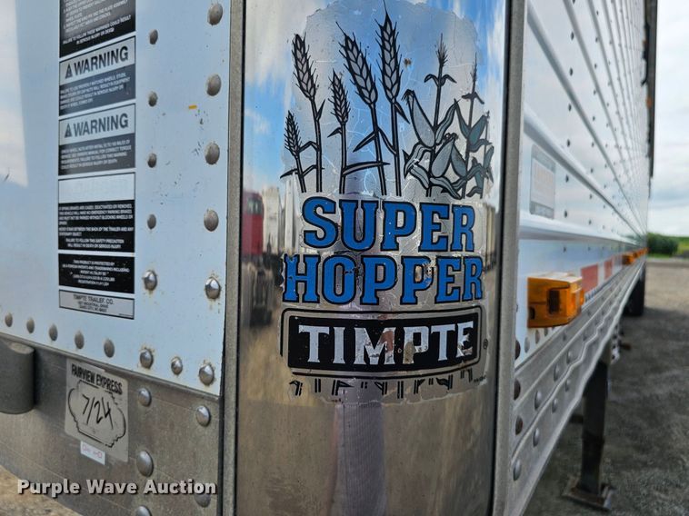 image for item DP1007 2008 Timpte Inc. Super Hopper grain trailer