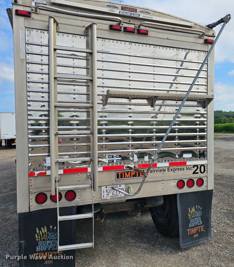 image for item DP1007 2008 Timpte Inc. Super Hopper grain trailer