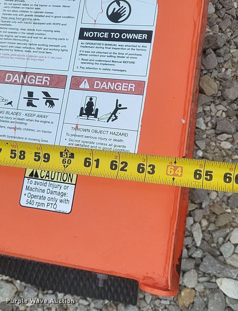 image for item DR4857 Land Pride  rotary mower