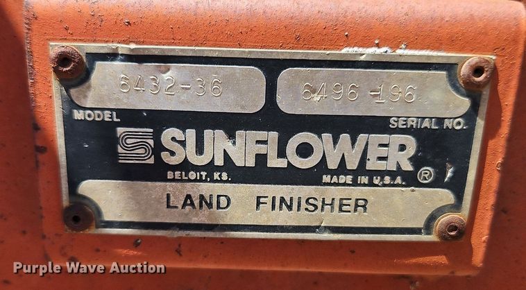 image for item DR8687 Sunflower 6432-36 mulch finisher