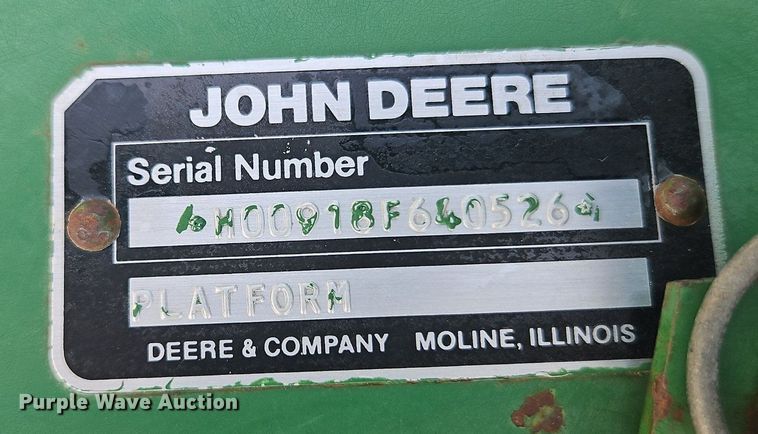 image for item DR8696 1983 John Deere  6620 RWA combine