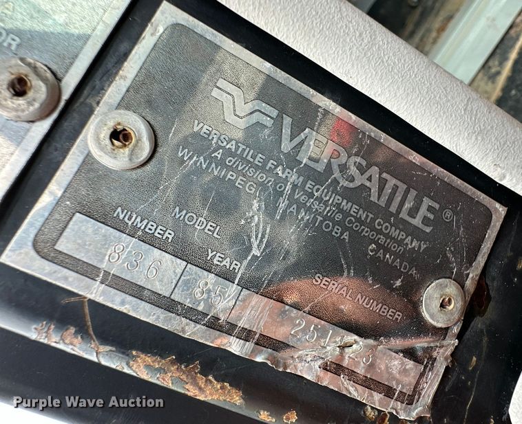 image for item DS6765 1985 Versatile 836 4WD tractor