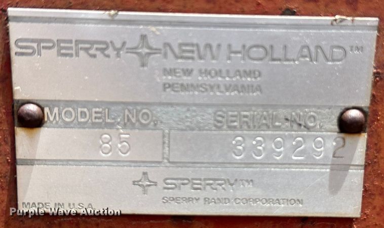 image for item DS6784 New Holland 85 bale conveyor