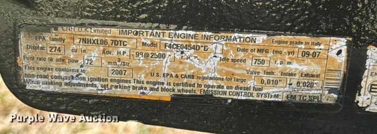 image for item DX0830 2007 New Holland TL100A tractor