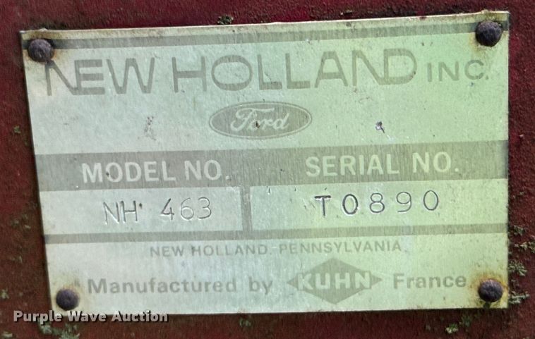 image for item DX0843 New Holland NH463 disc mower