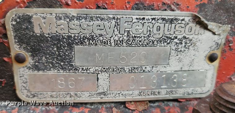 image for item EI3929 Massey Ferguson  MF 520 tandem disk