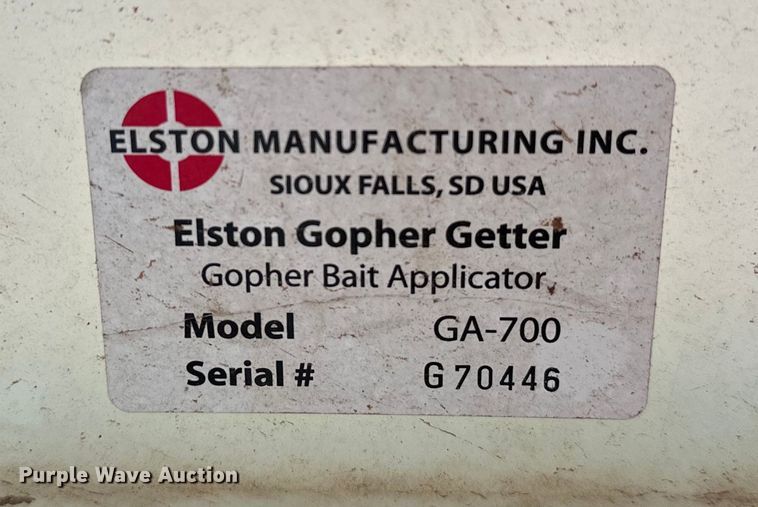 image for item EJ4404 Elston  GA-700 gopher getter applicator 