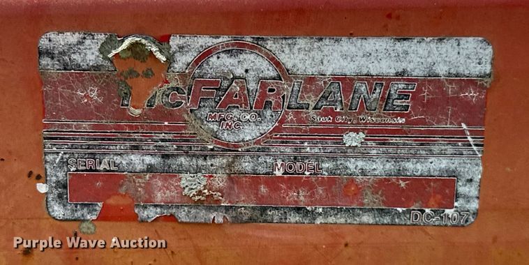 image for item EJ4405 McFarlane  spike tooth harrow