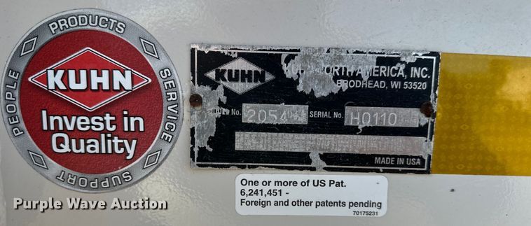 image for item EJ6344 Kuhn Knight  2054 ProPush manure spreader