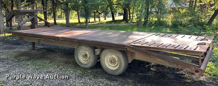 image for item EJ6856 1981 Kiefer B-CFG  Equipment trailer