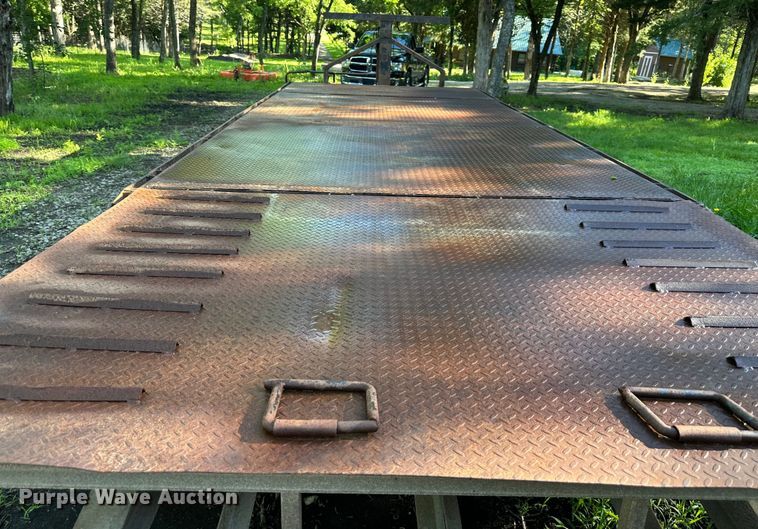 image for item EJ6856 1981 Kiefer B-CFG  Equipment trailer