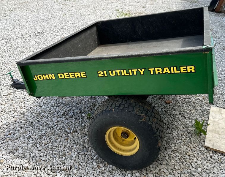 image for item EJ7011 John Deere 21 lawn cart