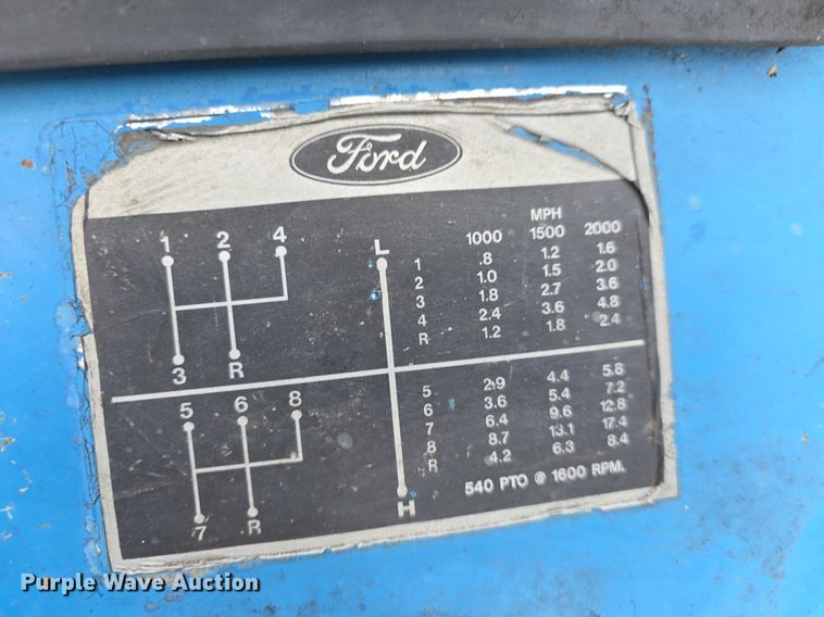 image for item EK6153 1966 Ford 4000 tractor