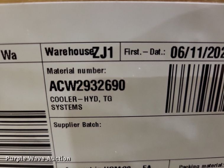 image for item KA9949 (20) Terragator hydraulic coolers