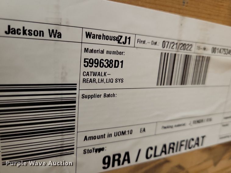 image for item KA9953 AGCO catwalk sections