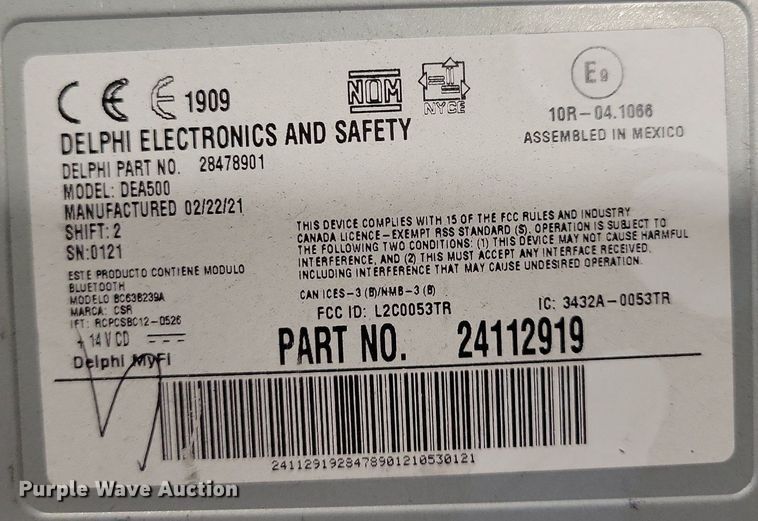 image for item KA9963 Delphi radios