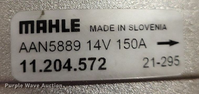 image for item KA9969 Mahle alternators