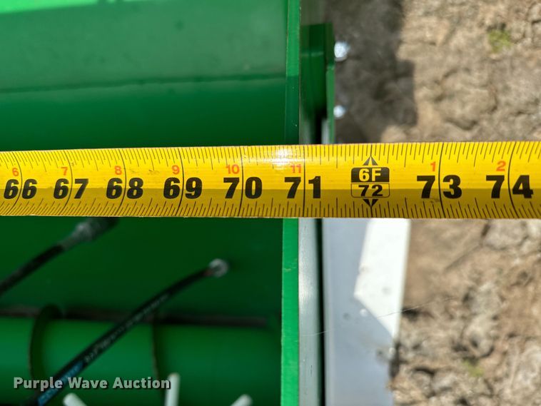 image for item NQ9635 Hustler 180 skid steer auger bucket