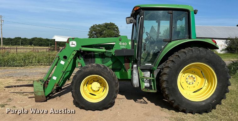 image for item NR9819 2004 John Deere 6420 MFWD tractor