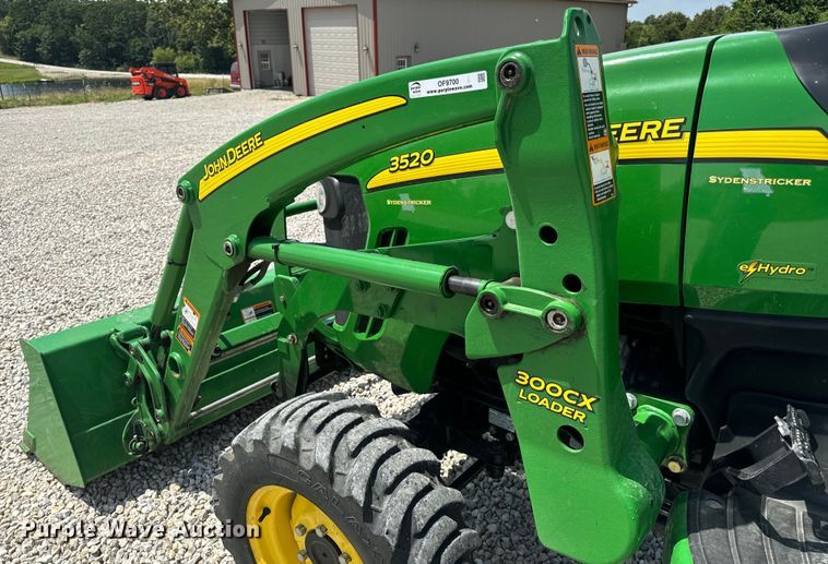 image for item OF9700 2013 John Deere 3520 MFWD tractor