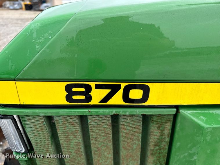 image for item OF9776 1994 John Deere 870 MFWD tractor
