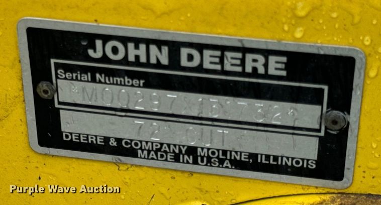 image for item OF9776 1994 John Deere 870 MFWD tractor