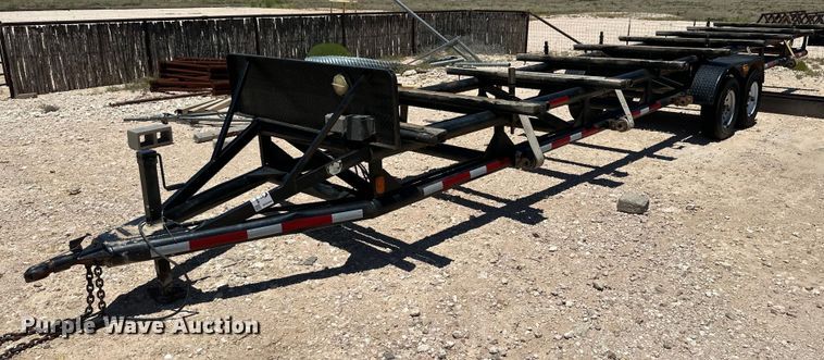 image for item DG4444 2006 Shop built pipe trailer