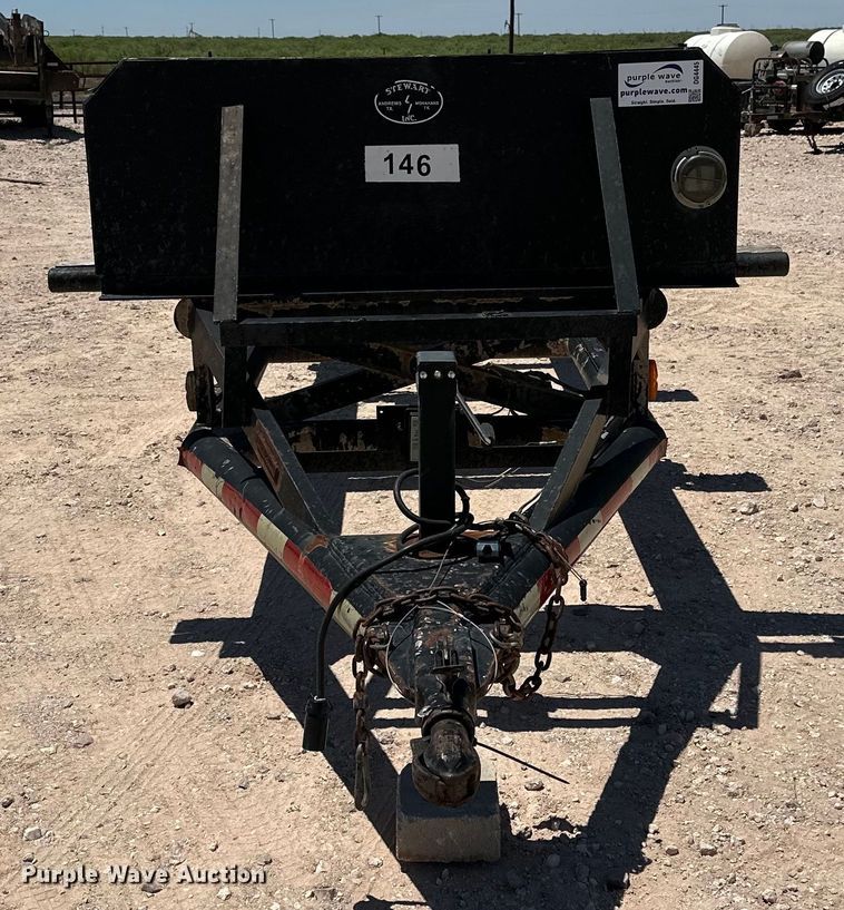 image for item DG4445 2016 Shop built pipe trailer