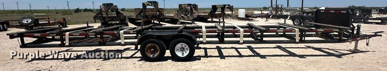 image for item DG4445 2016 Shop built pipe trailer