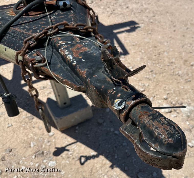 image for item DG4445 2016 Shop built pipe trailer