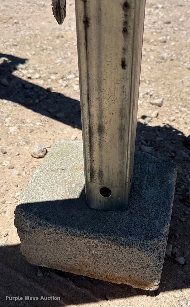 image for item DG4445 2016 Shop built pipe trailer