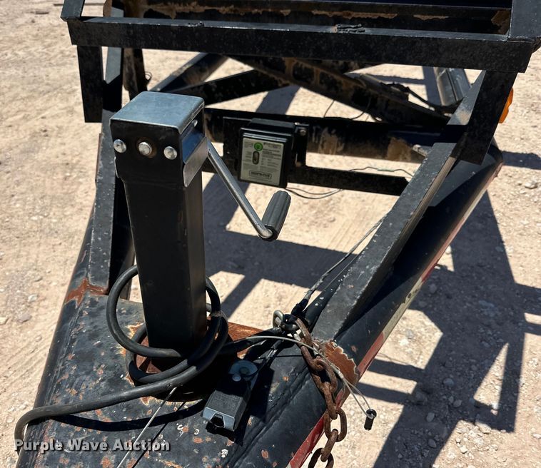 image for item DG4445 2016 Shop built pipe trailer