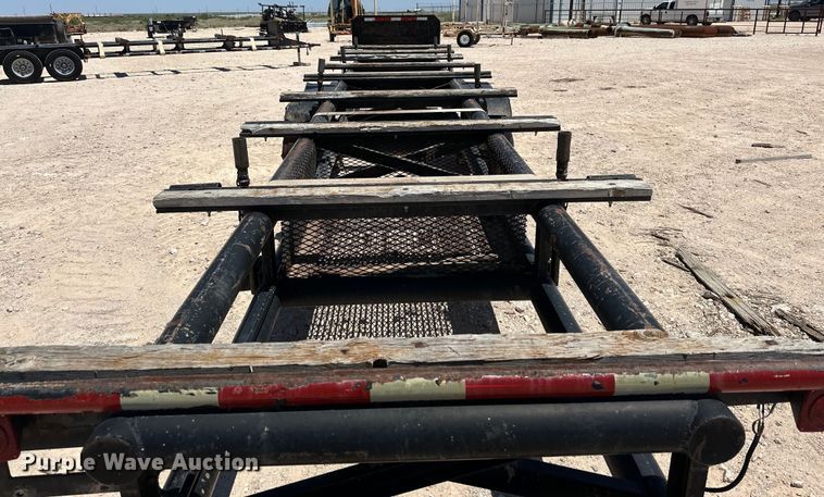 image for item DG4445 2016 Shop built pipe trailer