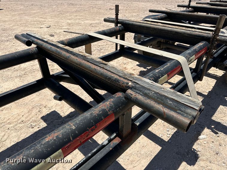 image for item DG4445 2016 Shop built pipe trailer