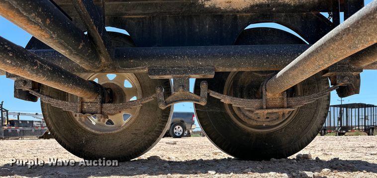 image for item DG4445 2016 Shop built pipe trailer